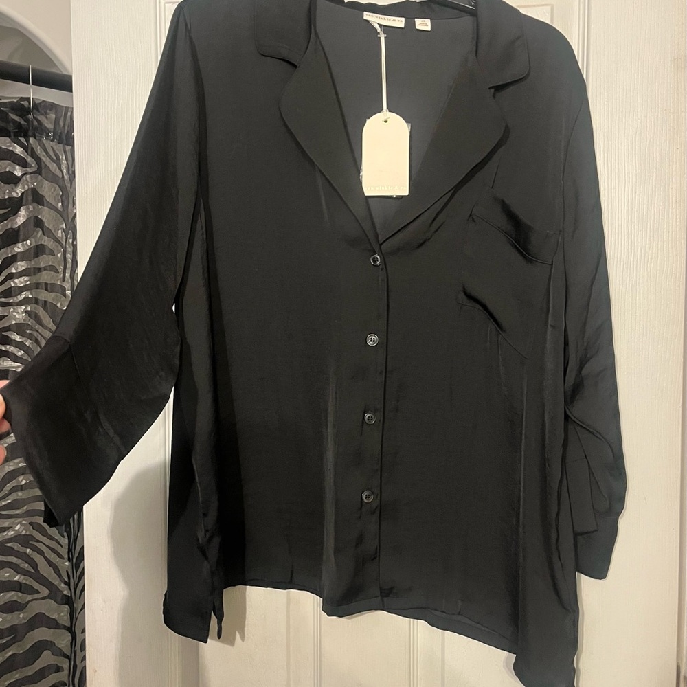 Elegant Black Women's Top